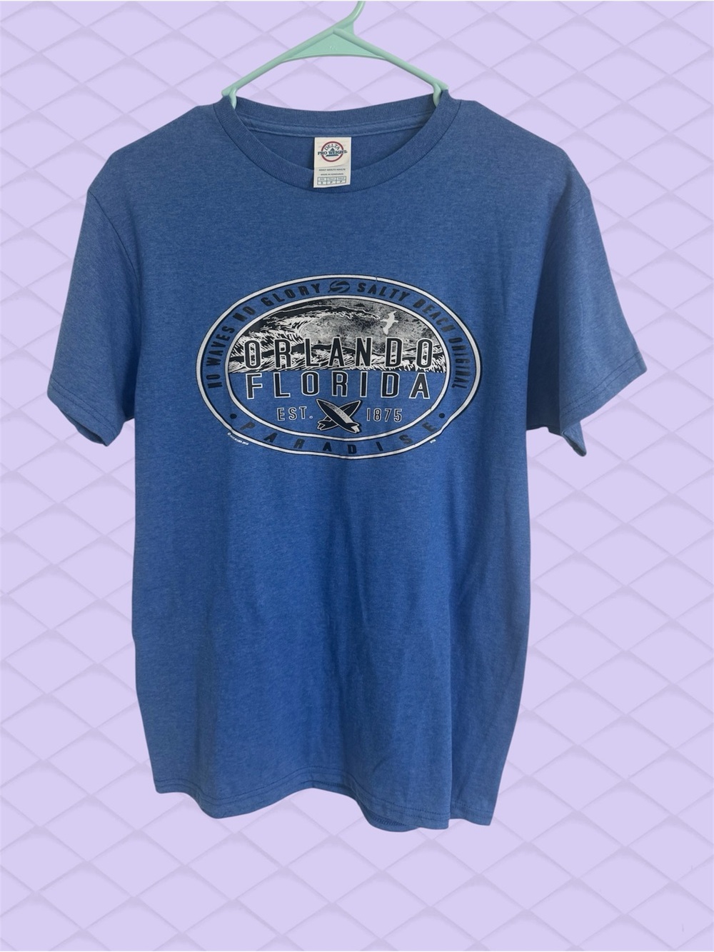 Delta Blue Orlando Florida Graphic Short Sleeve Tee